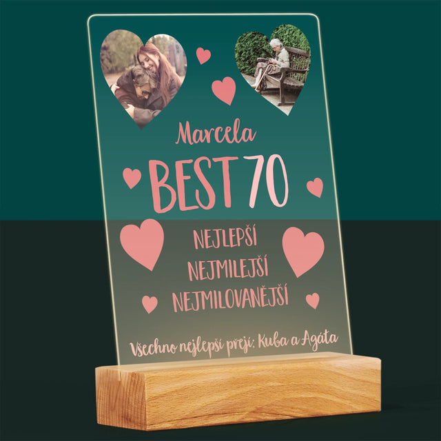Fotokoláž: Best 70 - Tisk Na Akrylovém Skle
