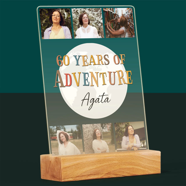 Fotokoláž: 60 Years Of Adventure - Tisk Na Akrylovém Skle