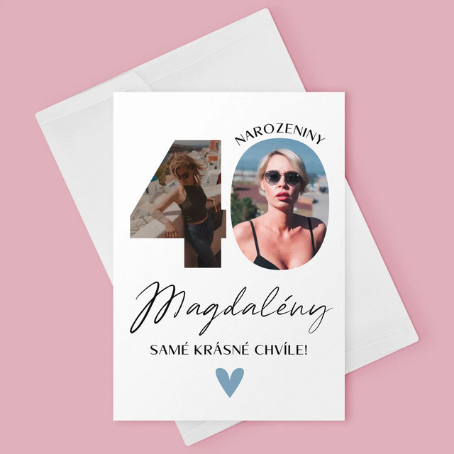 Slovo Z Fotek: 40. Narozeniny Krásné Chvíle - Přání