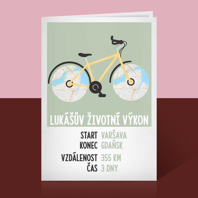 Mapa Města: Cyklistický Rekord - Přání