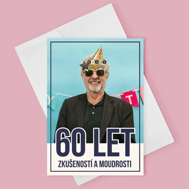 Fotka S Textem: 60 Let Zkušeností A Moudrosti - Přání