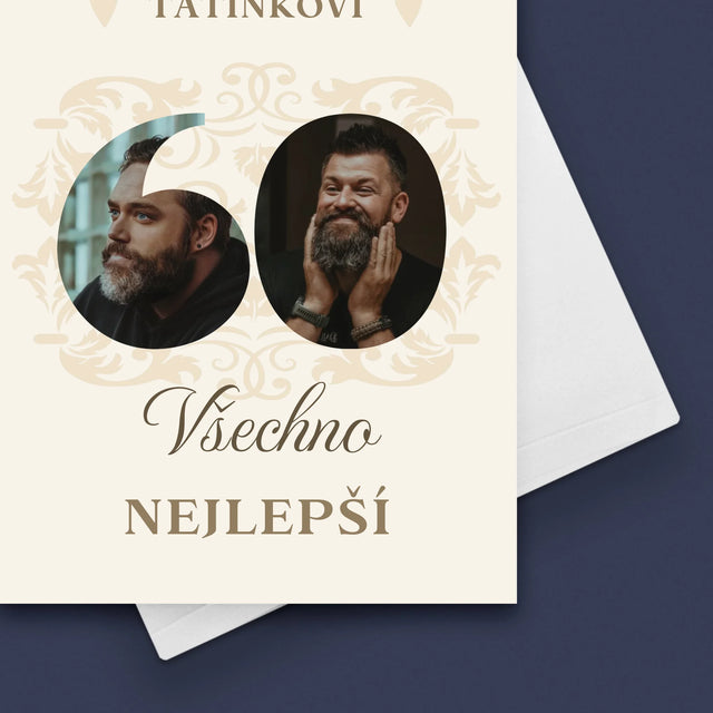 Slovo Z Fotek: Milovanému Tatínkovi K Jeho 60. Narozeninám - Přání