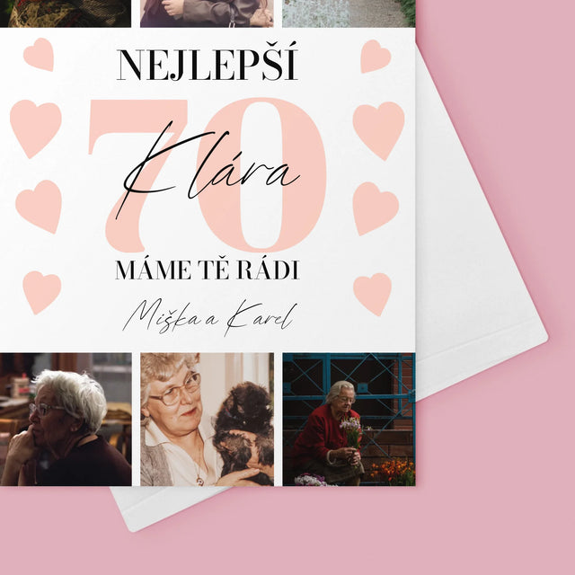 Fotokoláž: Nejlepší 70 - Přání