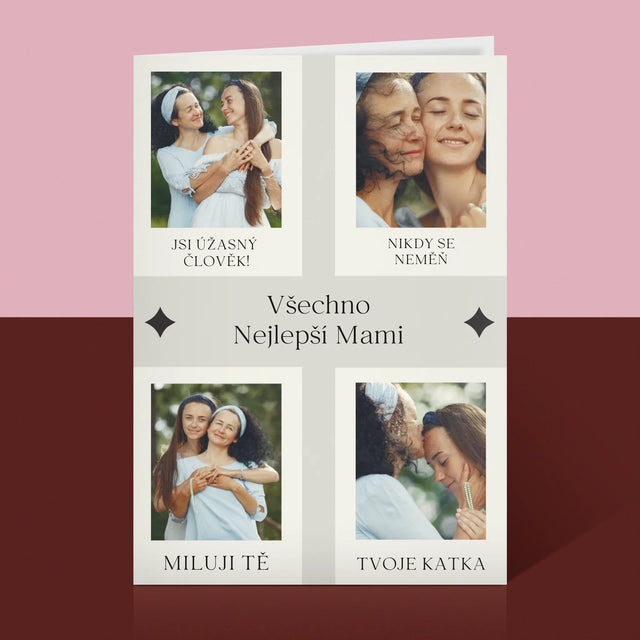 Fotokoláž: Všechno Nejlepší K Narozeninám Mami - Přání