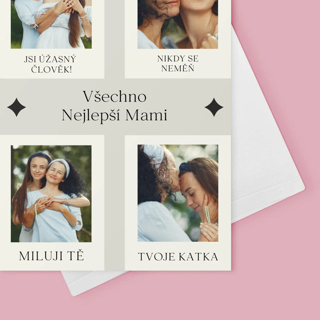 Fotokoláž: Všechno Nejlepší K Narozeninám Mami - Přání