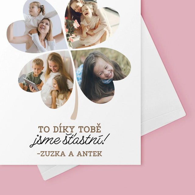 Fotokoláž: Mami, To Díky Tobě Jsme Šťastní! - Přání