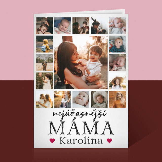 Fotokoláž: Nejúžasnější Máma - Přání