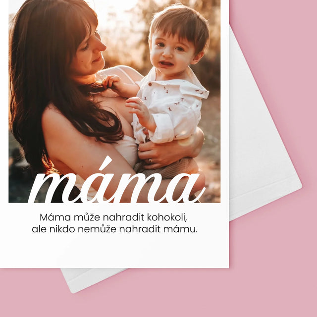 Fotka S Textem: Nenahraditelná Máma Věnování - Přání