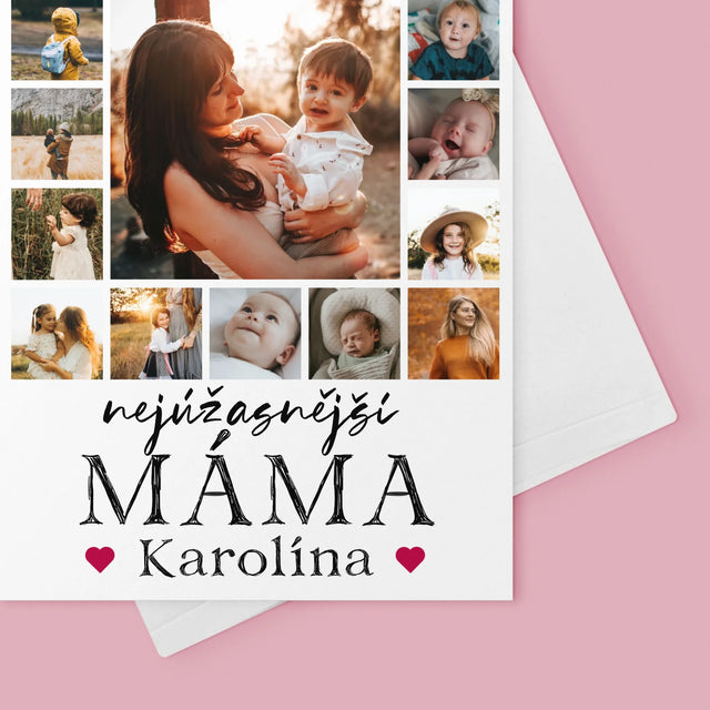 Fotokoláž: Nejúžasnější Máma - Přání