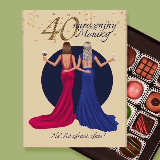 Designér Postav: 40. Narozeniny - Pralinky