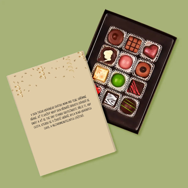 Designér Postav: 40. Narozeniny - Pralinky
