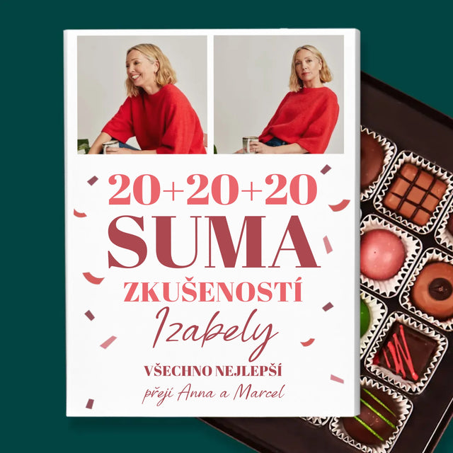 Fotokoláž: Suma Zkušeností - Pralinky