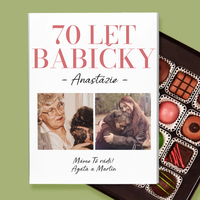 Fotokoláž: 70 Let Babičky - Pralinky