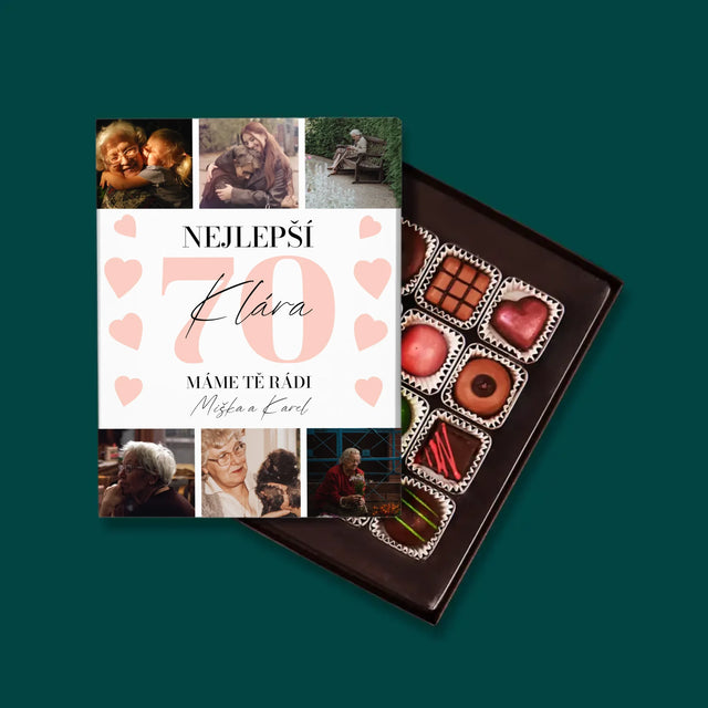 Fotokoláž: Nejlepší 70 - Pralinky