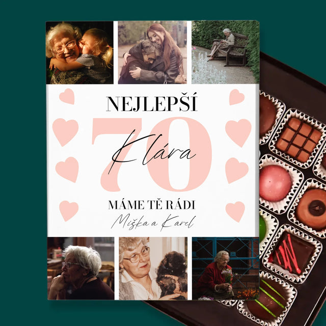 Fotokoláž: Nejlepší 70 - Pralinky