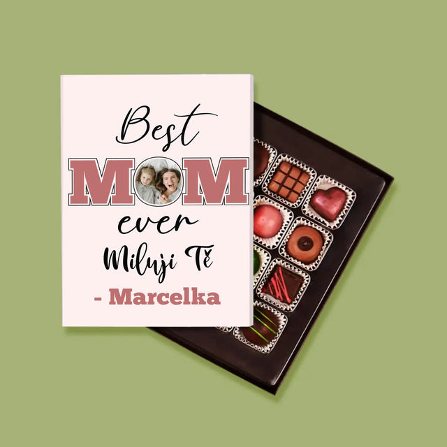Fotokoláž: Best Mom Ever - Pralinky
