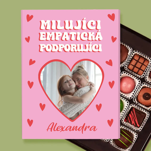 Fotka S Textem: Vlastnosti Maminky - Pralinky