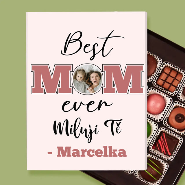 Fotokoláž: Best Mom Ever - Pralinky