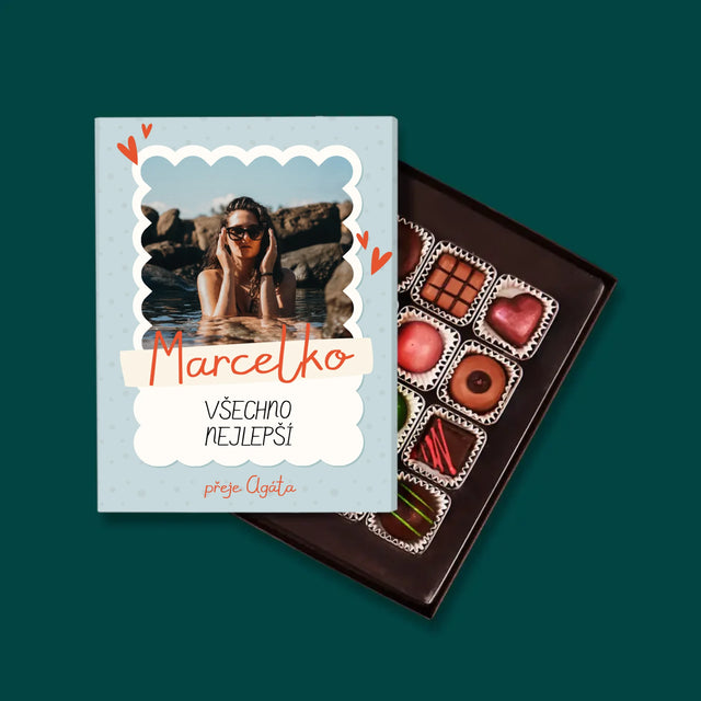 Fotka S Textem: Narozeninový Rámeček - Pralinky