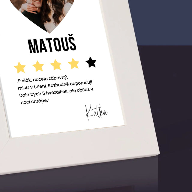 Fotka S Textem: Nejlepší Kluk Doporučuji - Fotorámeček