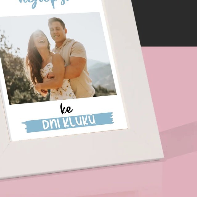 Fotka S Textem: Všechno Nejlepší Ke Dni Kluků - Fotorámeček
