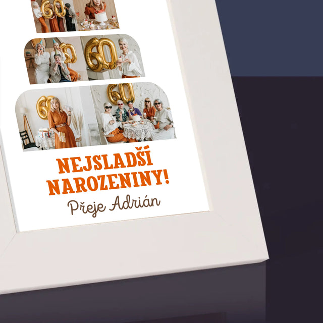 Tvar Z Fotek: Nejsladší Narozeniny - Fotorámeček