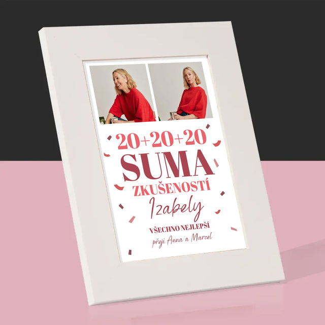 Fotokoláž: Suma Zkušeností - Fotorámeček