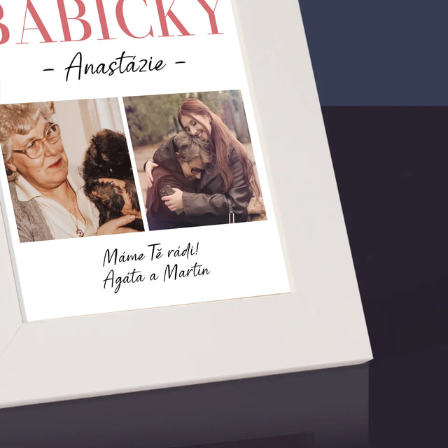 Fotokoláž: 70 Let Babičky - Fotorámeček