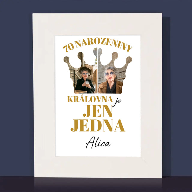 Tvar Z Fotek: 70. Narozeniny Královna - Fotorámeček