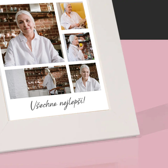 Fotokoláž: 70 Let Všechno Nejlepší - Fotorámeček