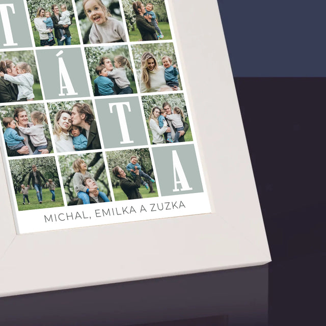 Fotokoláž: Tati, Milujeme Tě Za Všechno - Fotorámeček
