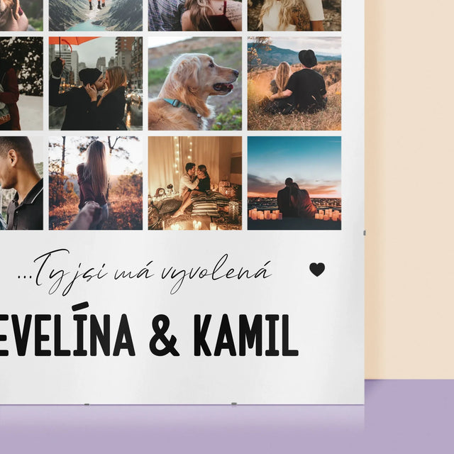Fotokoláž: Ze Všech Lidí Na Světě… - Plakát