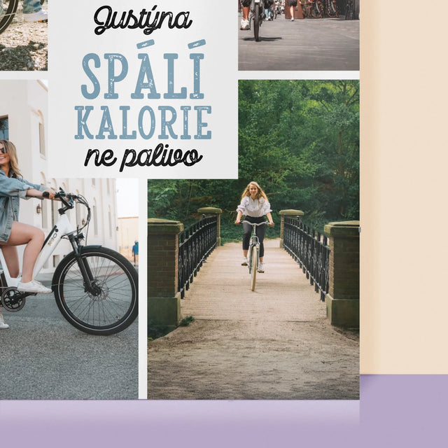 Fotokoláž: Spálí Kalorie, Ne Palivo - Plakát