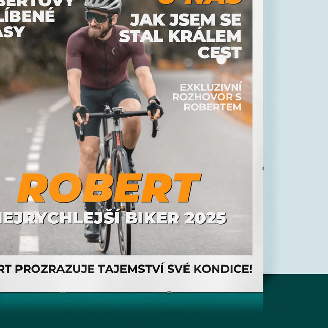 Obálka Časopisu: Nejrychlejší Biker - Plakát