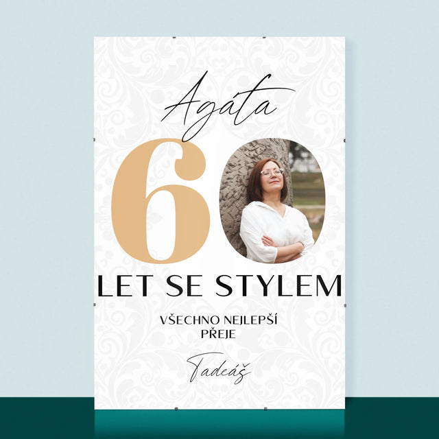 Fotka S Textem: 60 Let Se Stylem - Plakát