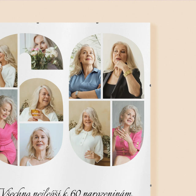 Tvar Z Fotek: Přání K 60. Narozeninám - Plakát