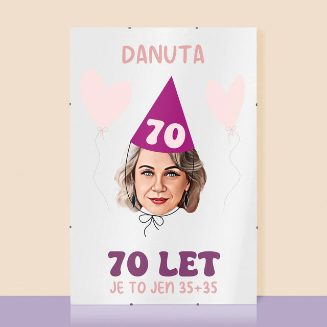 Tvoje Postava: Narozeninový Portrét - Plakát