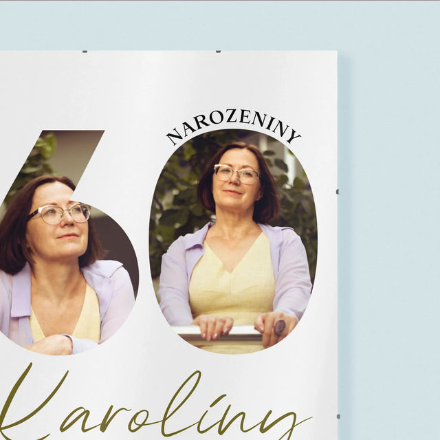 Slovo Z Fotek: 60. Narozeniny Jen Krásných Okamžiků - Plakát