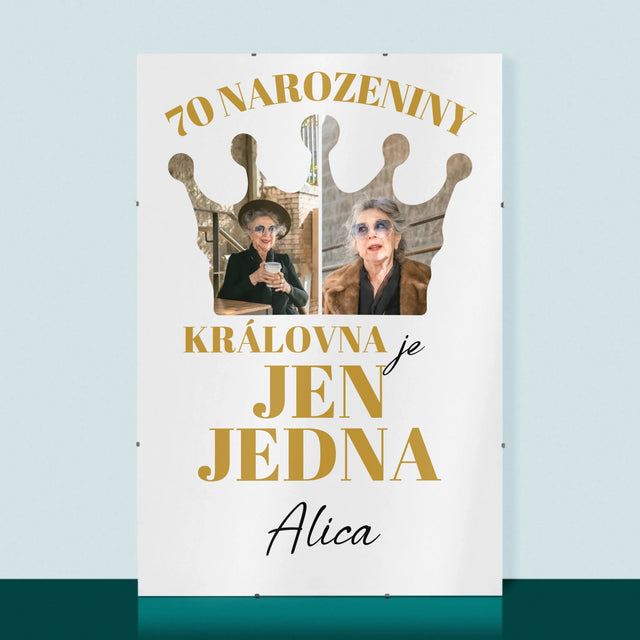 Tvar Z Fotek: 70. Narozeniny Královna - Plakát