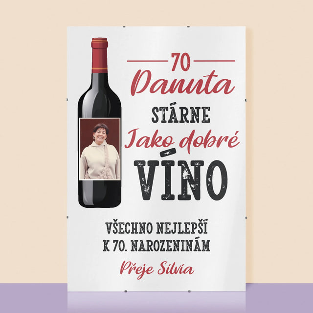 Fotka S Textem: Jako Dobré Víno - Plakát