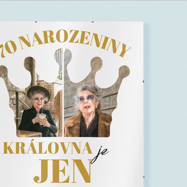 Tvar Z Fotek: 70. Narozeniny Královna - Plakát