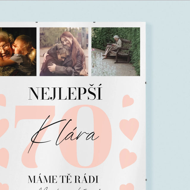 Fotokoláž: Nejlepší 70 - Plakát