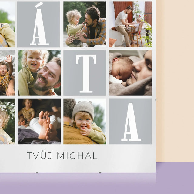 Fotokoláž: Tati, Miluji Tě Za Všechno - Plakát