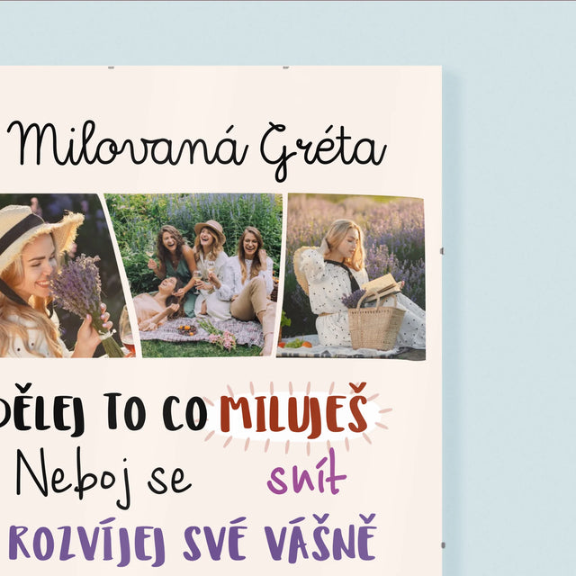 Fotokoláž: Přání K Narozeninám - Plakát