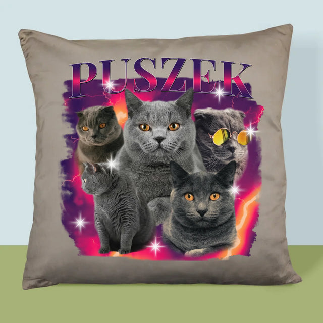 Tvoje Postava: Bootleg S Tvou Kočkou - Polštář