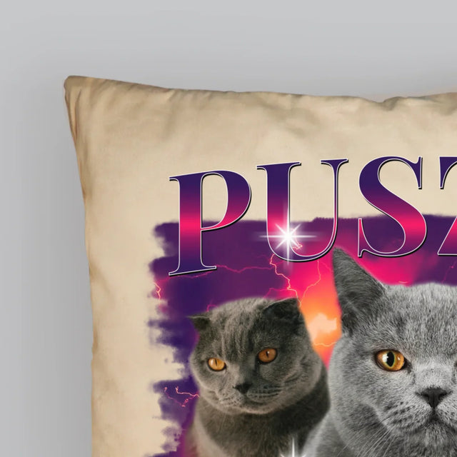 Tvoje Postava: Bootleg S Tvou Kočkou - Polštář