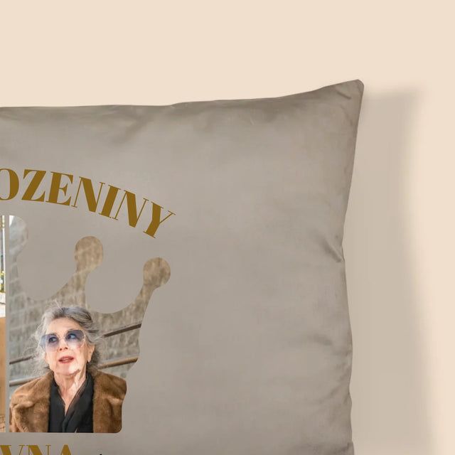 Tvar Z Fotek: 70. Narozeniny Královna - Polštář