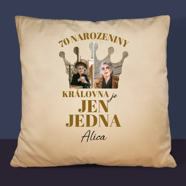 Tvar Z Fotek: 70. Narozeniny Královna - Polštář