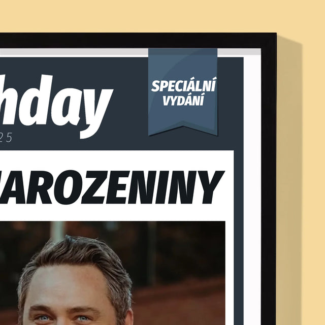Obálka Časopisu: Birthday - Tisk V Rámečku