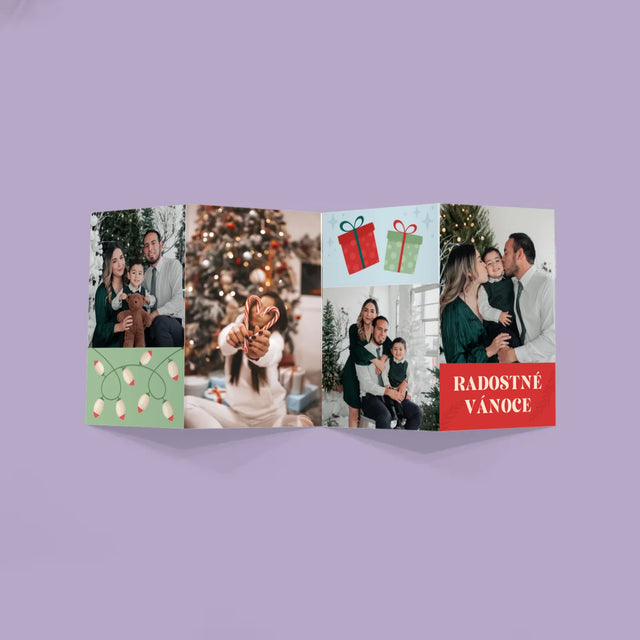 Fotokoláž: Vánoční Fotky - Velká Harmonika Z Fotografií